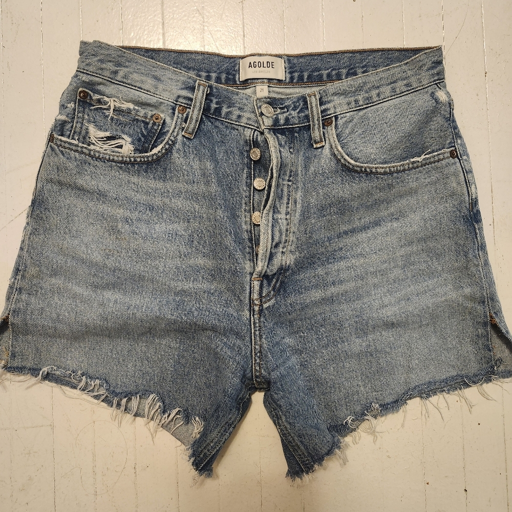 AGOLDE Riley Denim Shorts
